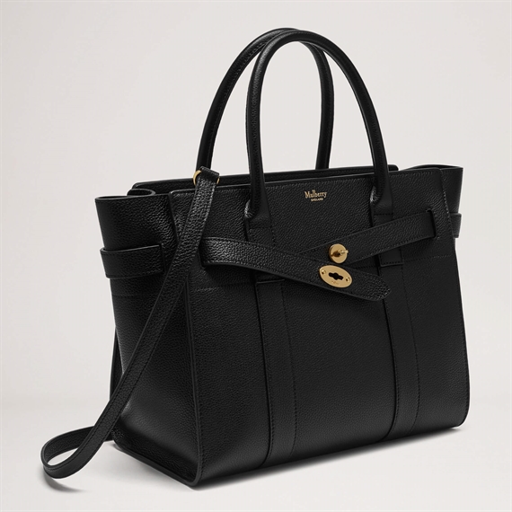 Mulberry Small Zipped Bayswater Black